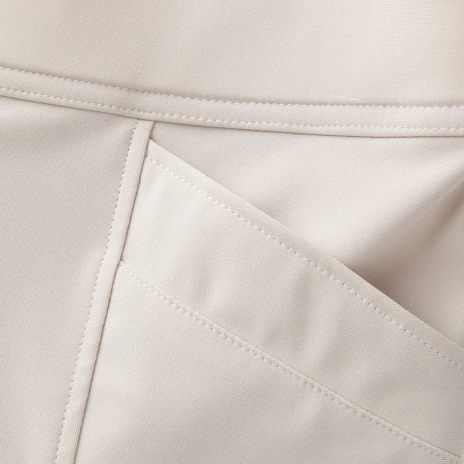 フィットパンツ 無地 股下72cm丈 - 画像9