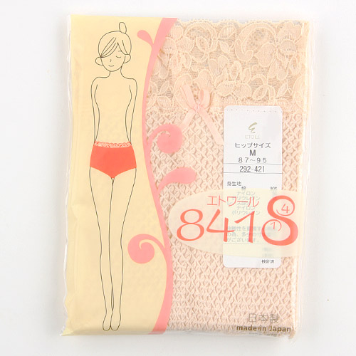 ウエストレース ショーツ ベージュ  L エトワール841 - 画像4