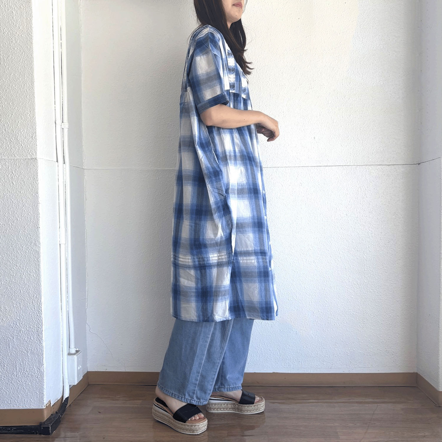 LUPILIEN  ピンタックワンピース - 画像2