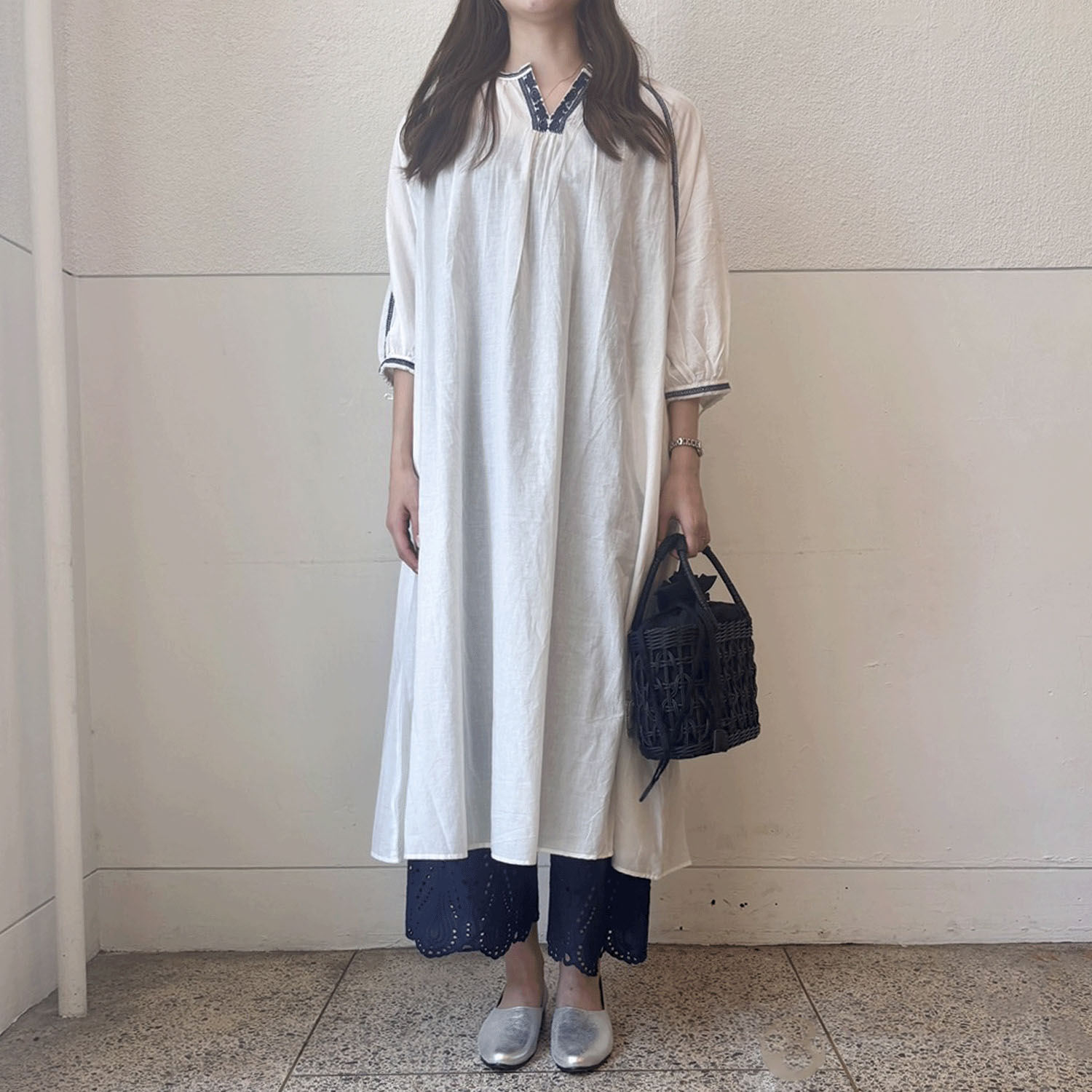 【LUPILIEN】 キャンブリック刺繍ワンピース - 画像12