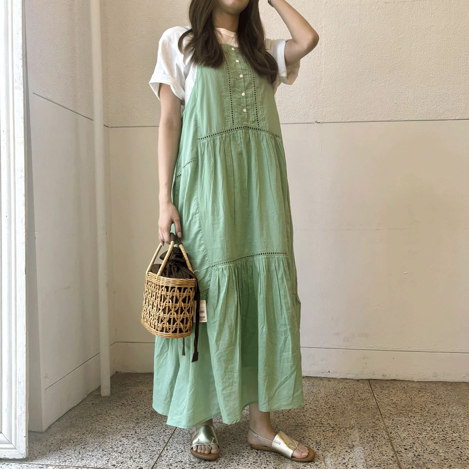 【LUPILIEN】 ボイルキャミワンピース - 画像13