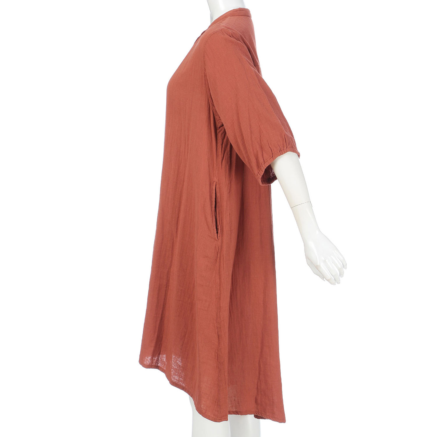 ダブルガーゼワンピース - 画像4