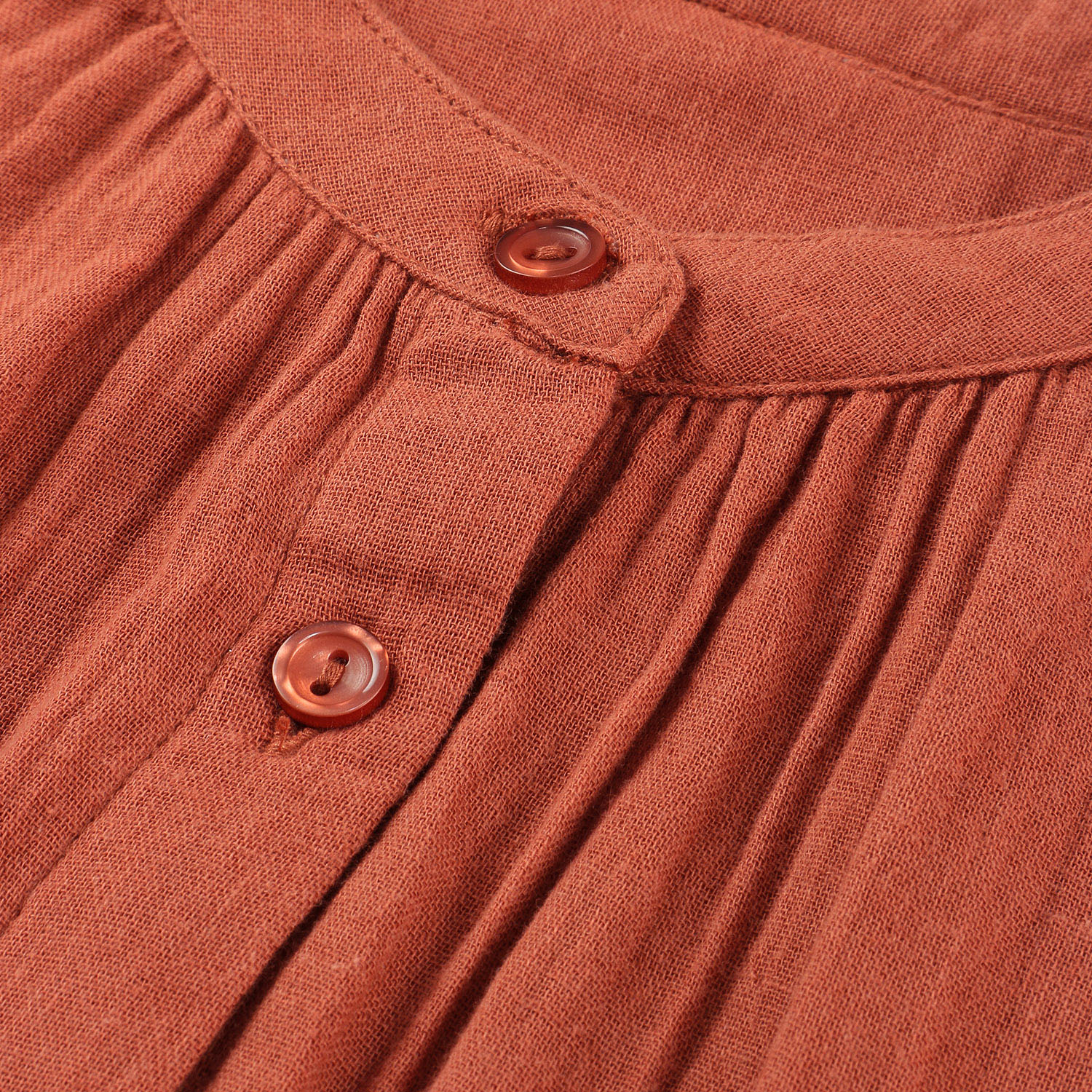 ダブルガーゼワンピース - 画像6