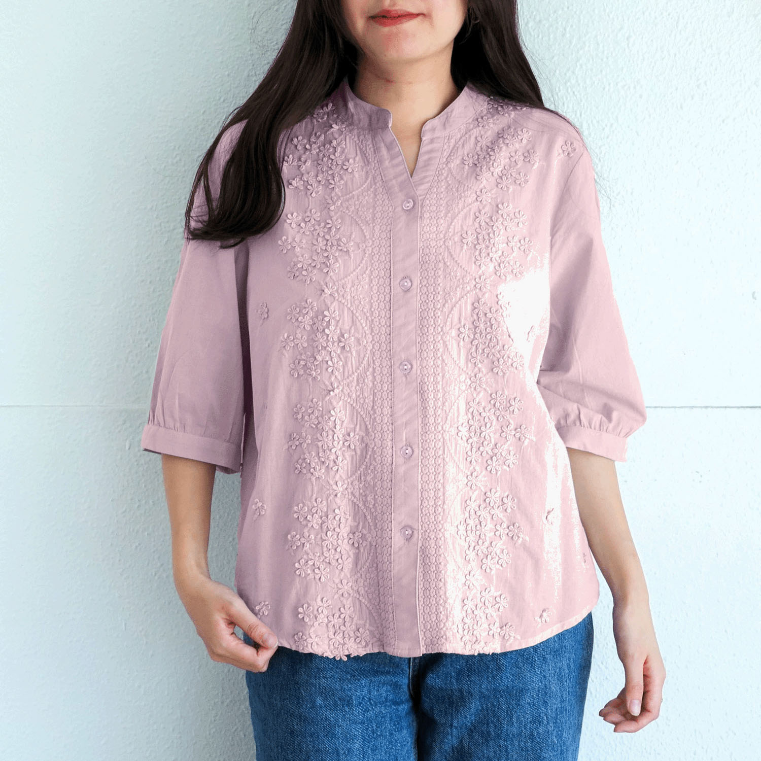 3D刺繍ブラウス - 画像14