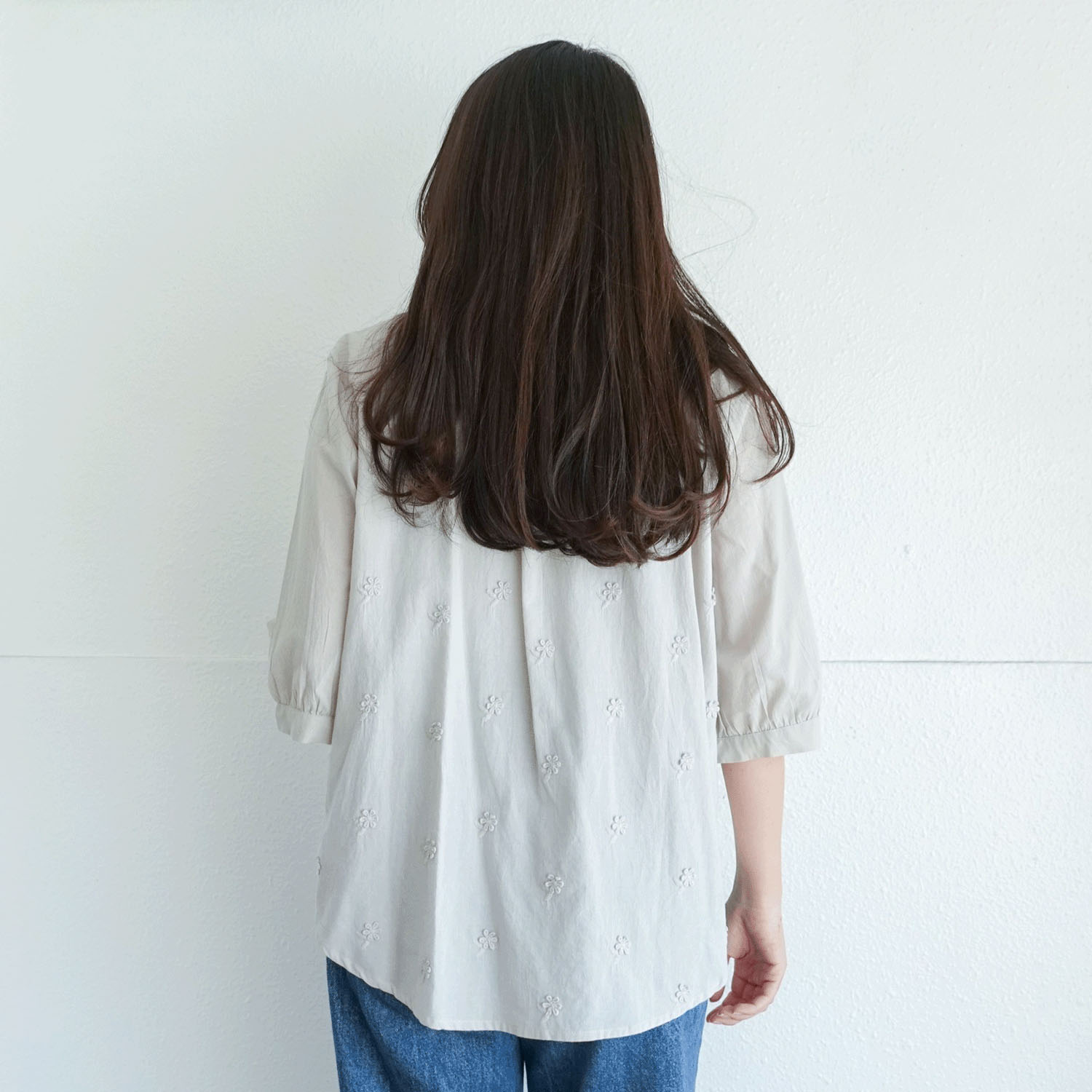 3D刺繍ブラウス - 画像3