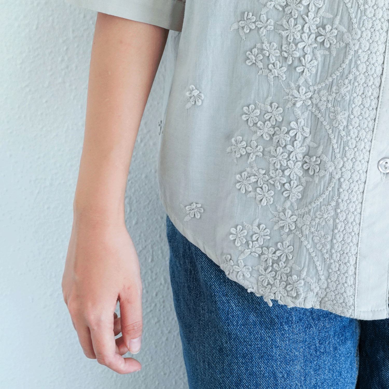 3D刺繍ブラウス - 画像6