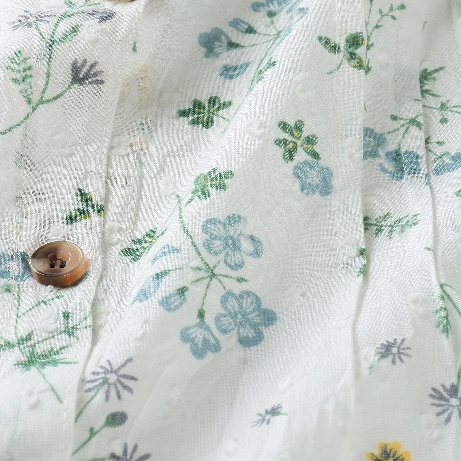 花柄プリントブラウス - 画像3