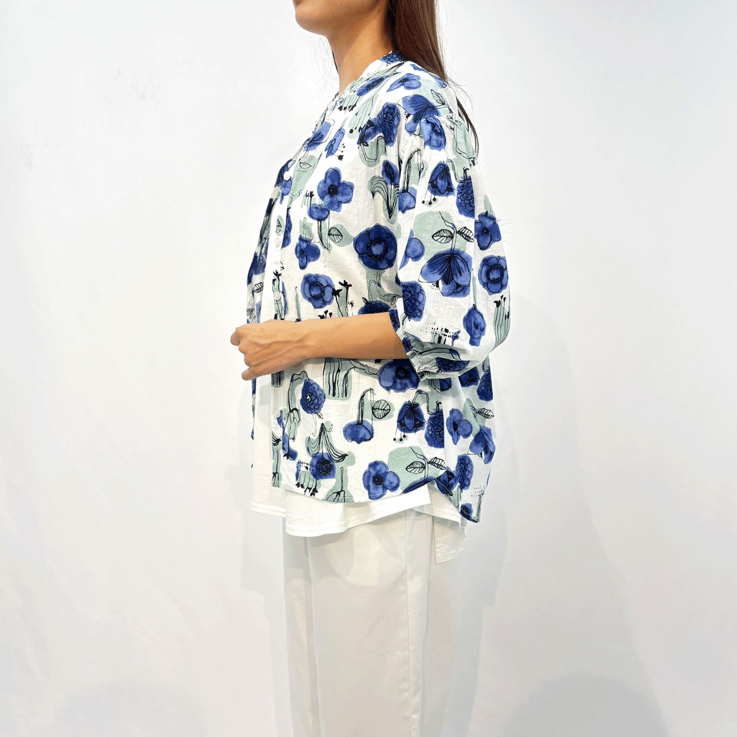 プリントブラウス - 画像2