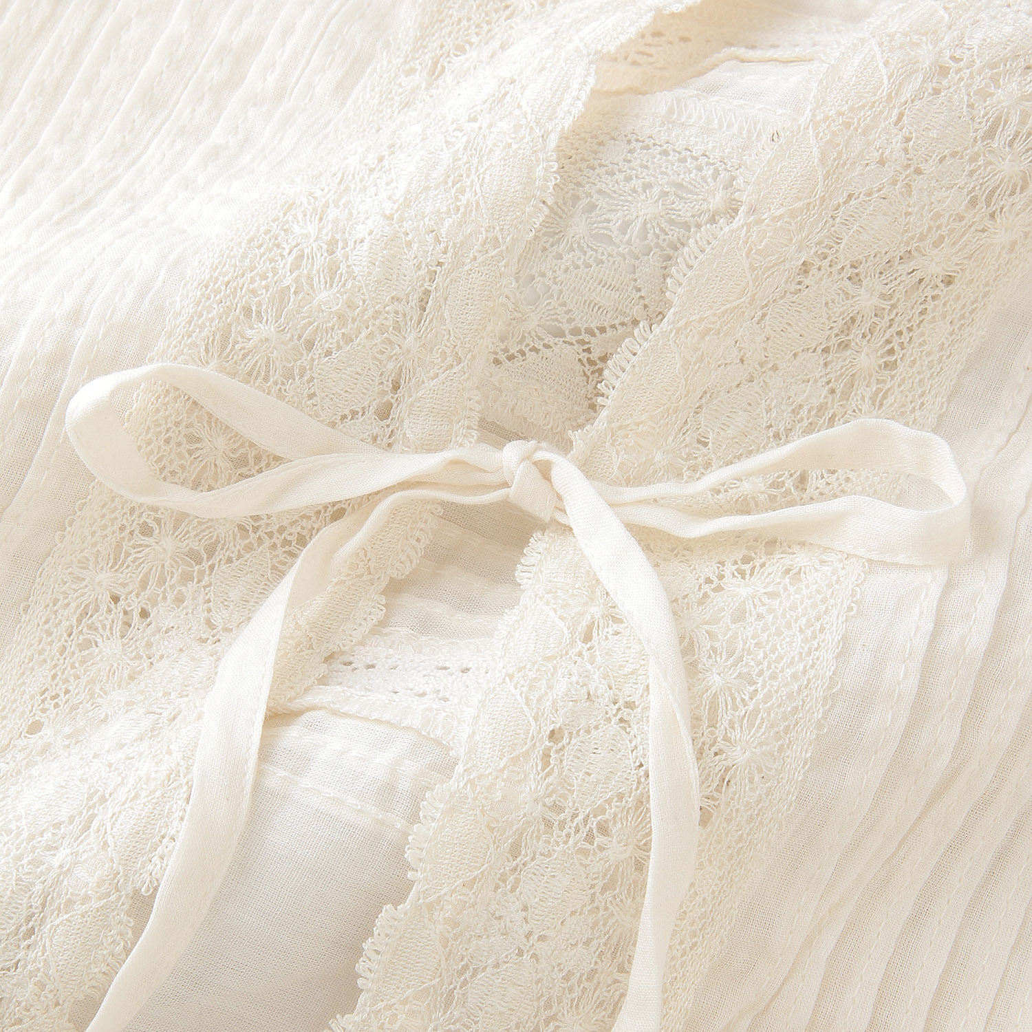 マニーレース使い2WAYリボン開きブラウス - 画像6