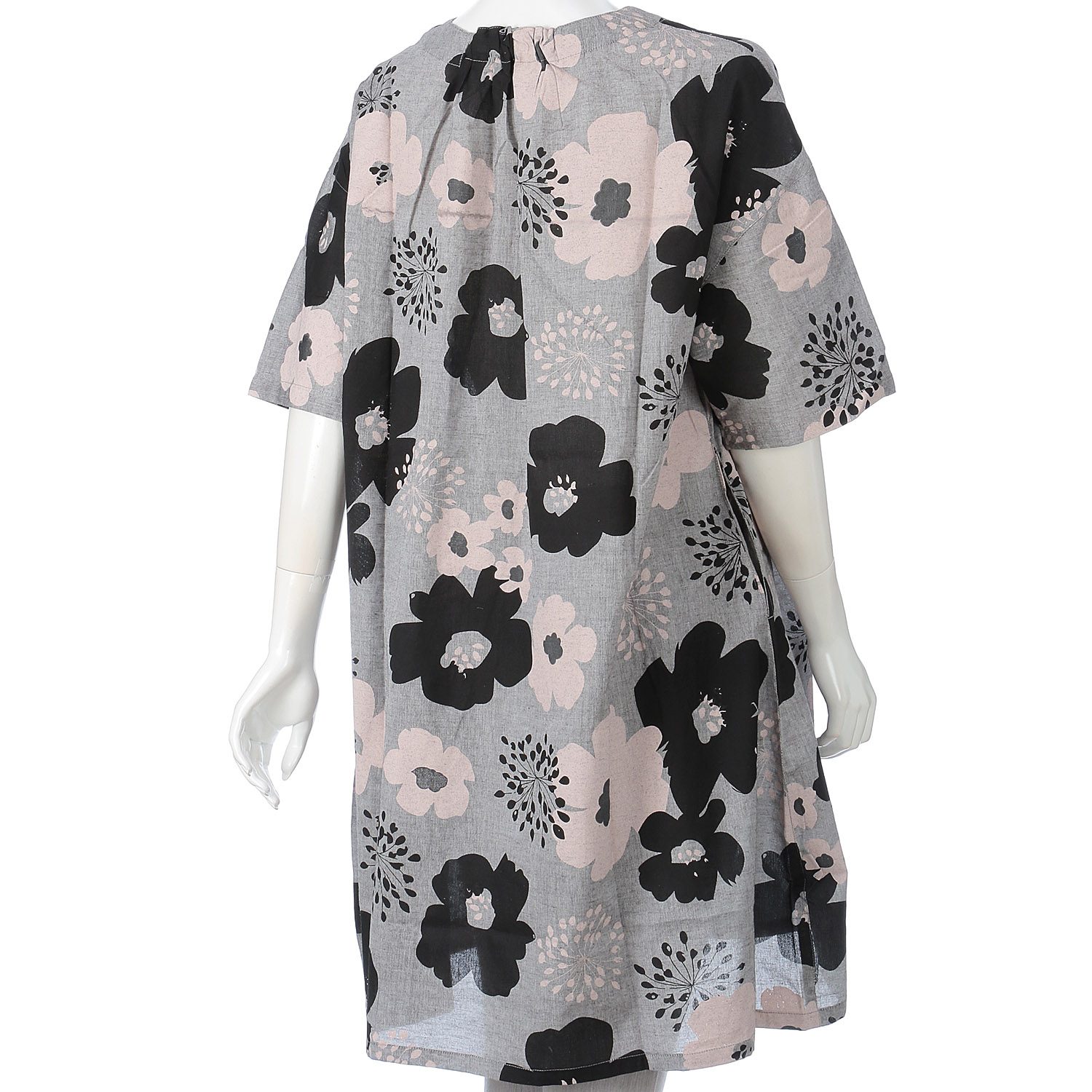 シャンブラー花柄プリントチュニック - 画像2