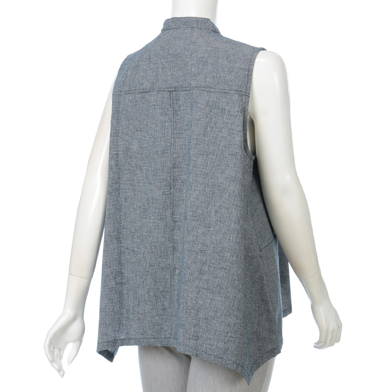 先染め千鳥格子ベスト - 画像5