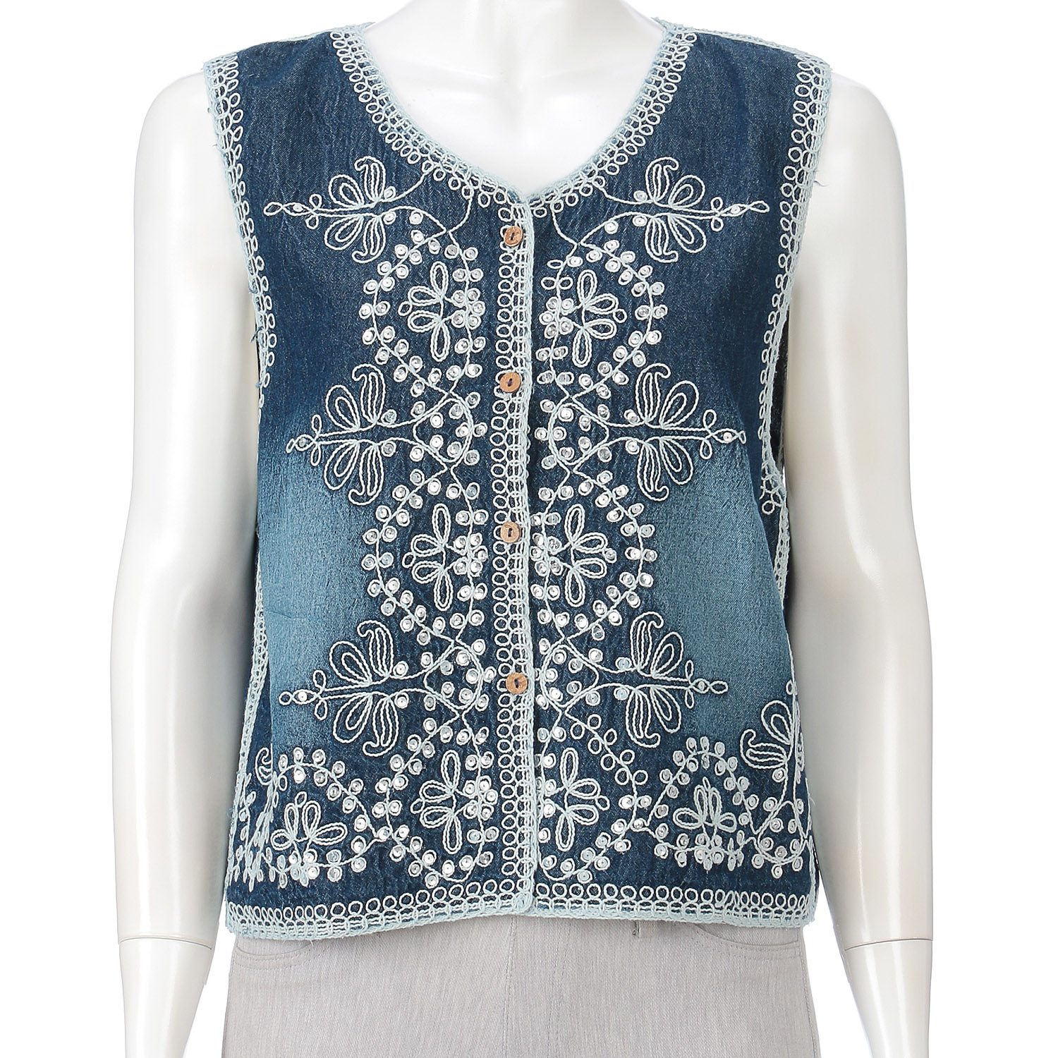 デニムベスト - 画像5