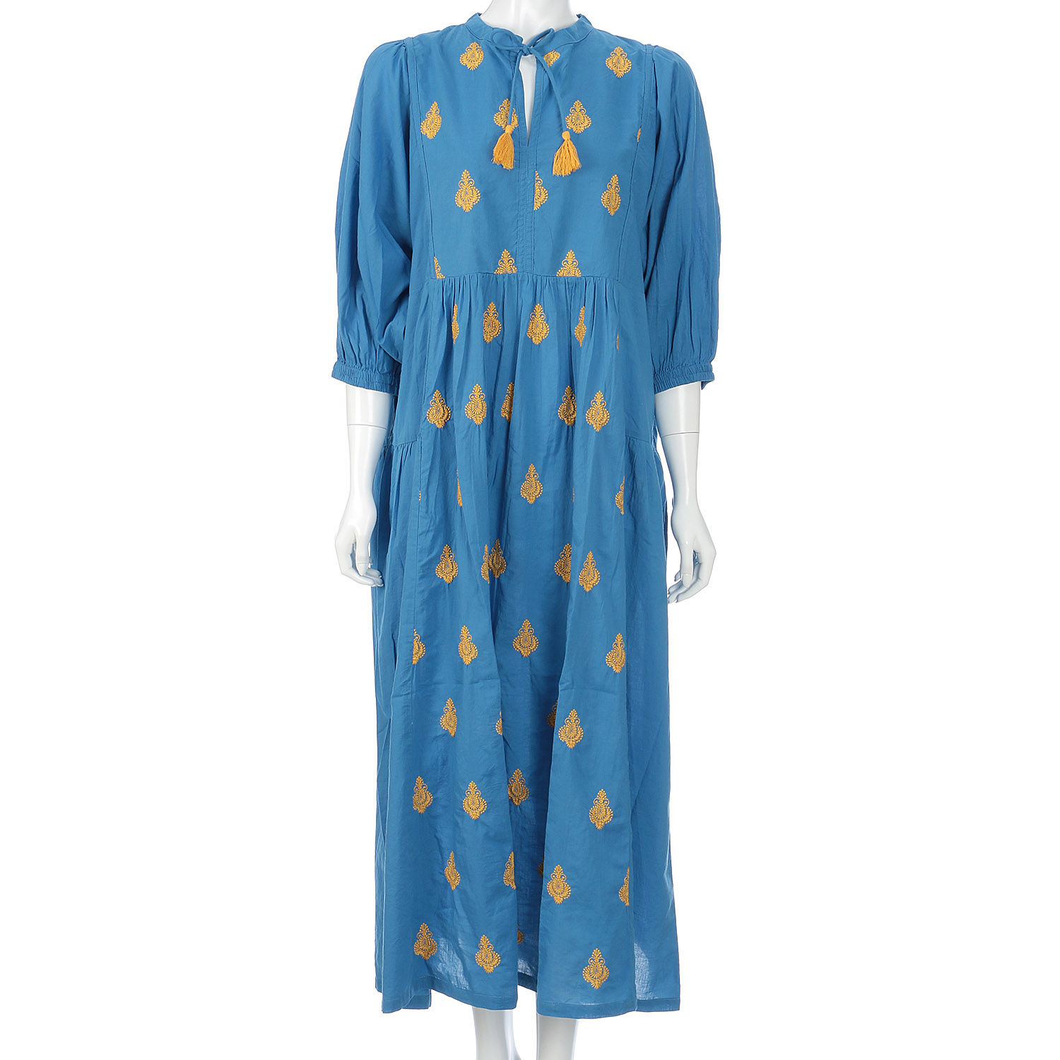 アラベスク刺繍 ドルマンワンピース - 画像4