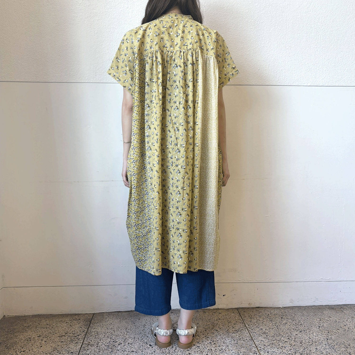 【LUPILIEN】 パッチワークティアードワンピース - 画像4