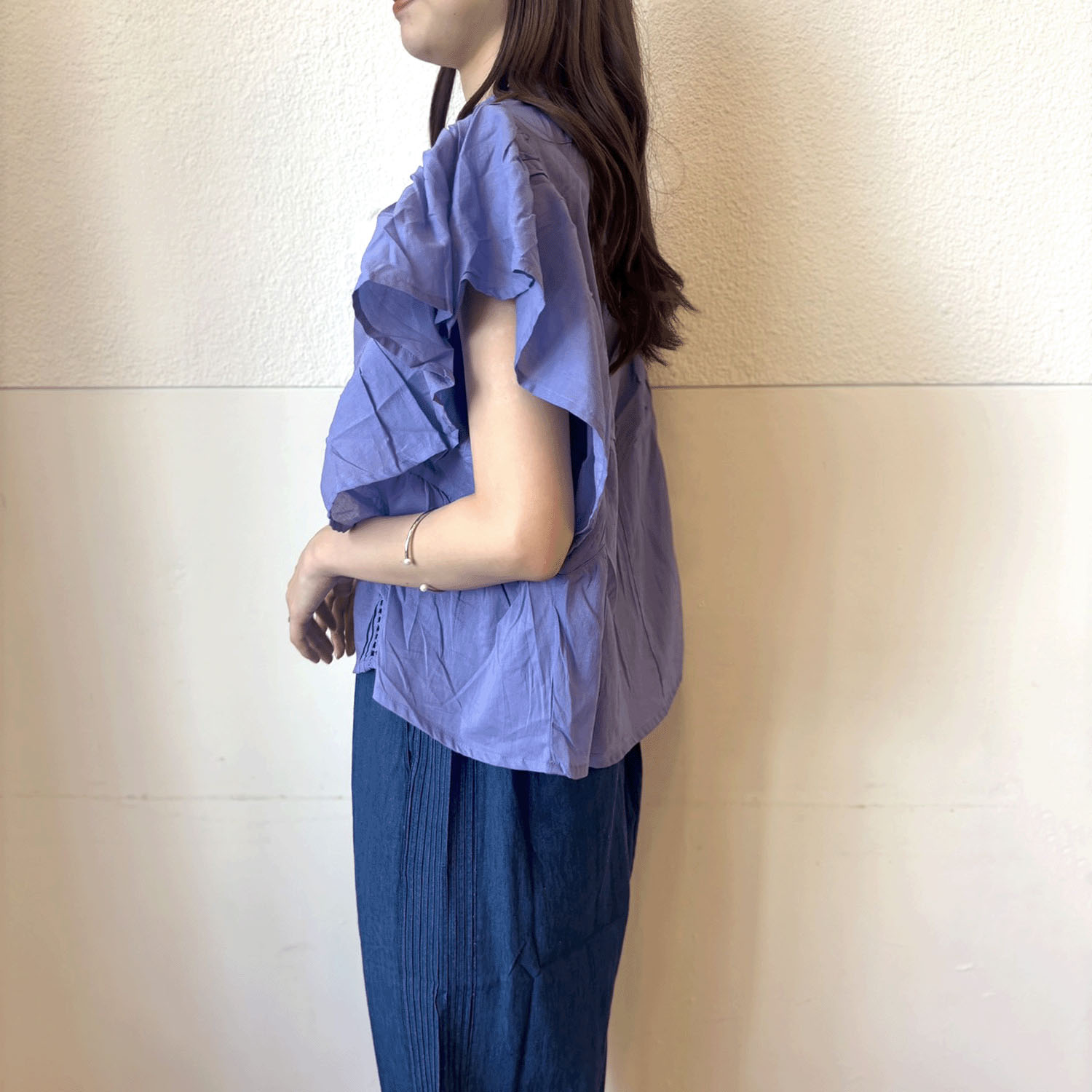 【LUPILIEN】 フリルブラウス - 画像3
