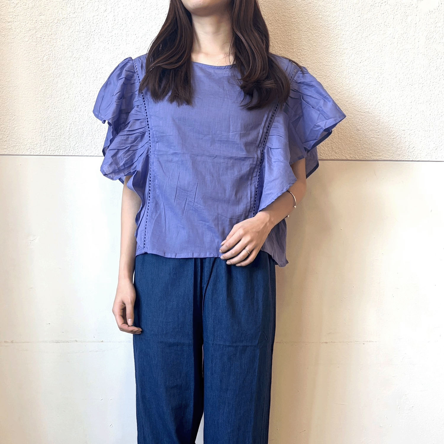 【LUPILIEN】 フリルブラウス - 画像1