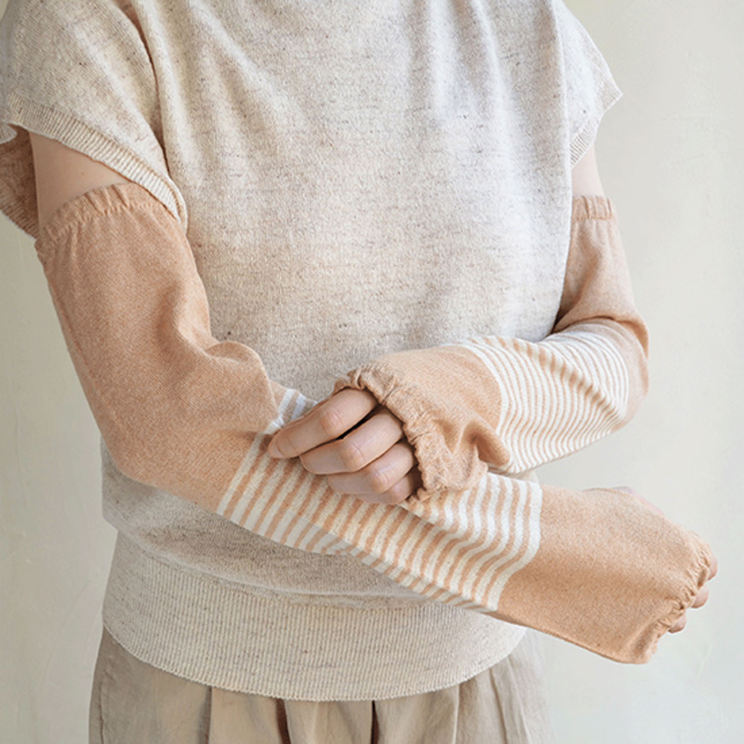 天衣無縫 MyBrown ふんわりアームカバー - 画像5