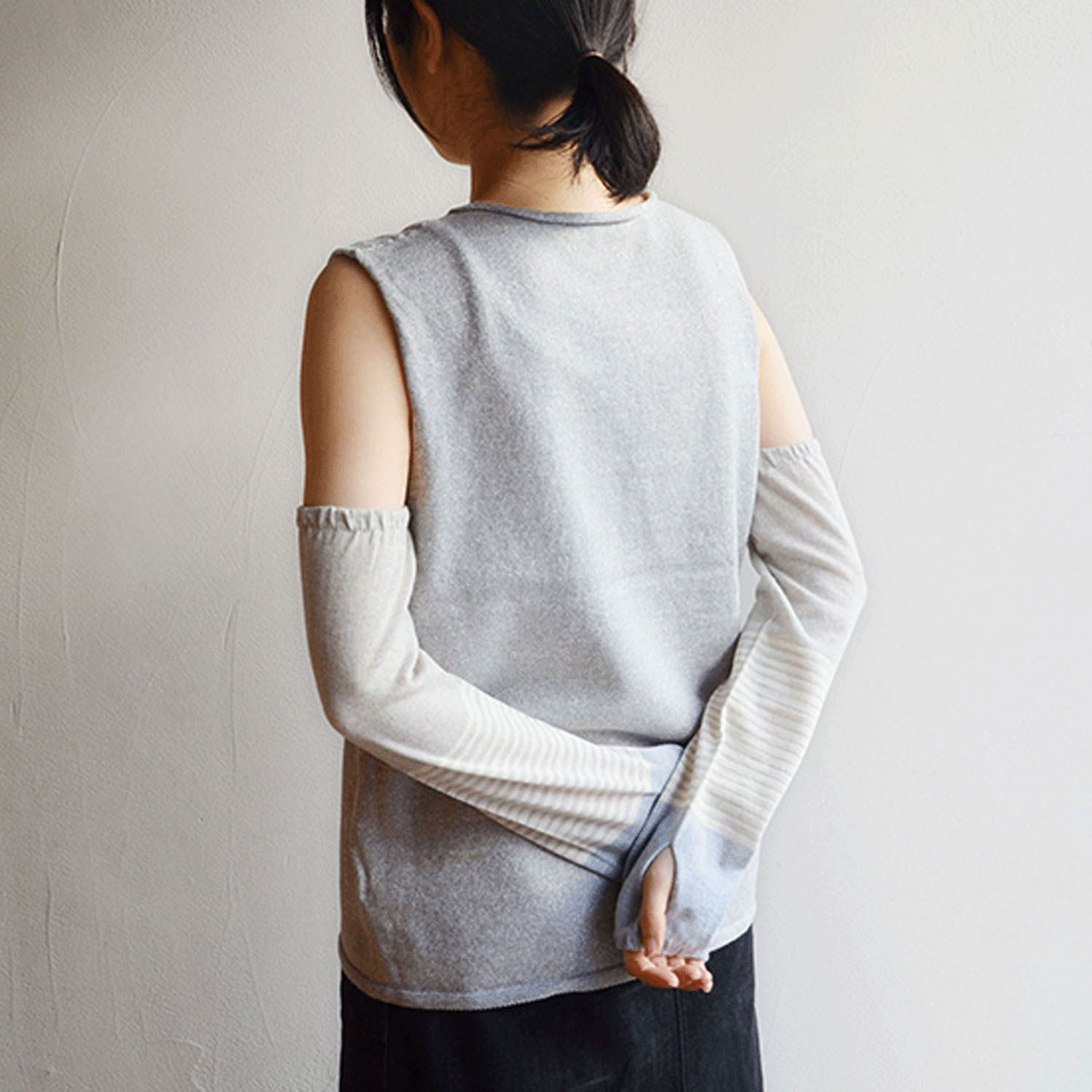 天衣無縫 ふんわり日除けアームカバー - 画像10