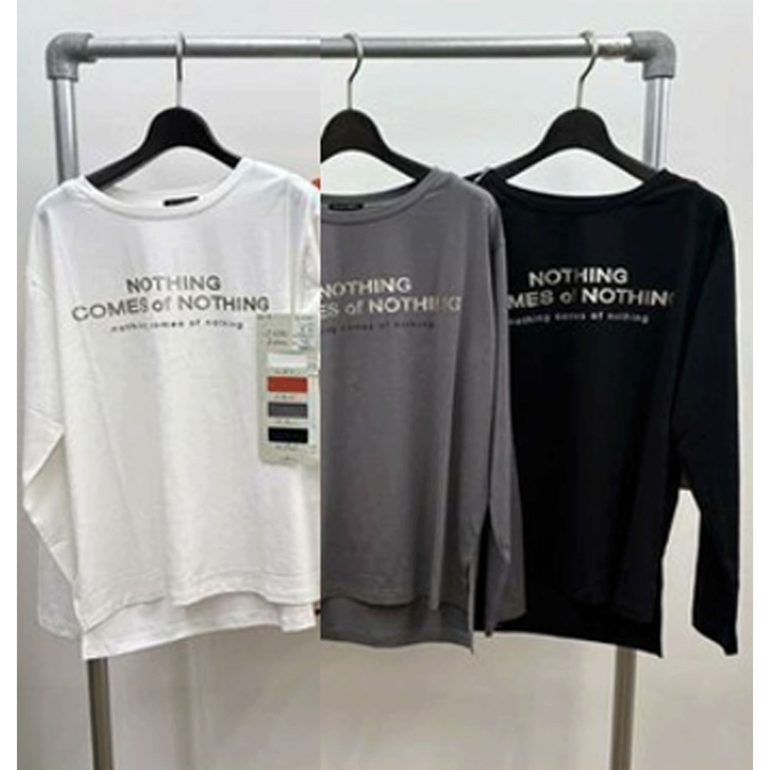 ザンパ箔プリント7分袖Tシャツ - 画像1