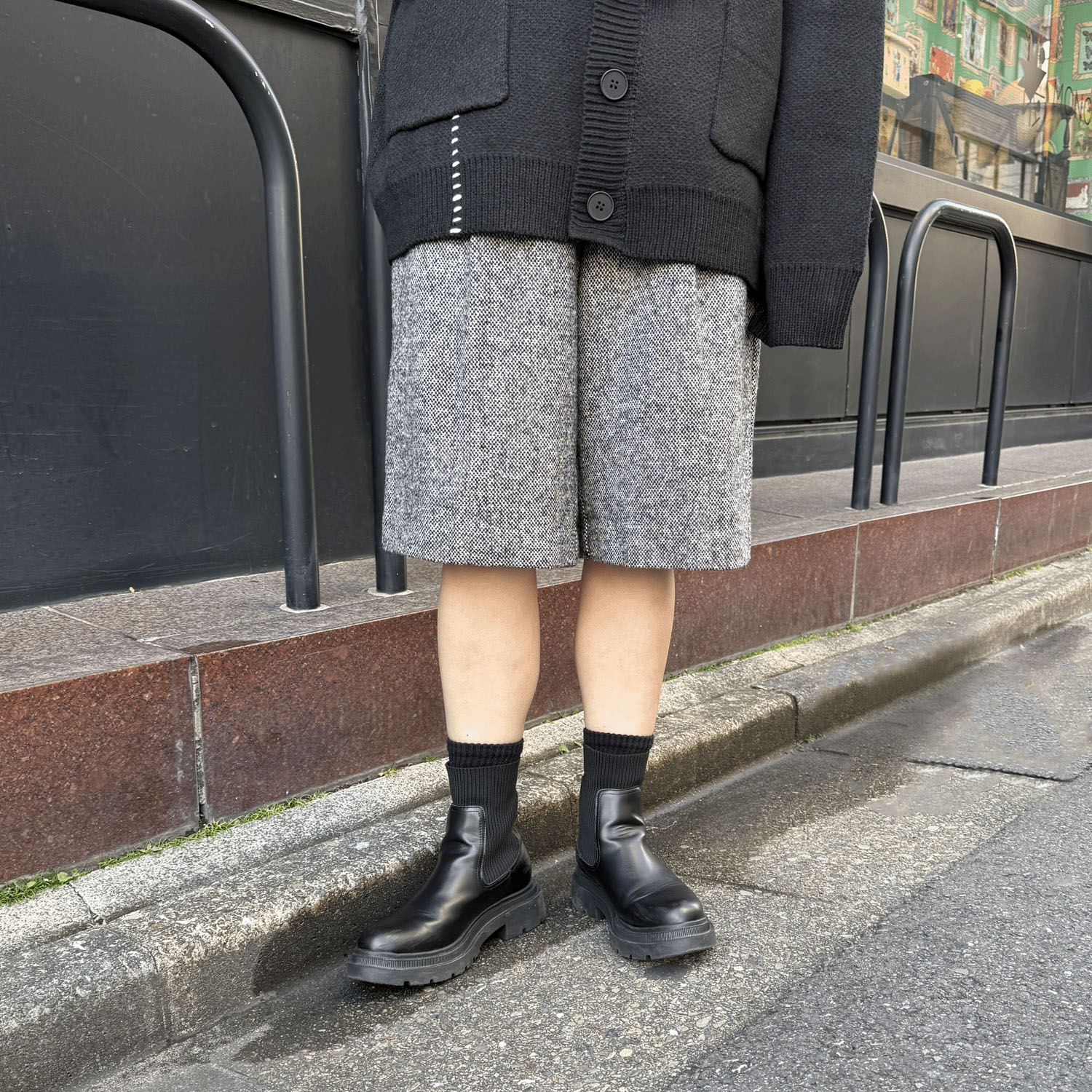 【Insta Live】Emilyanウール混ツイードショートパンツ - 画像2