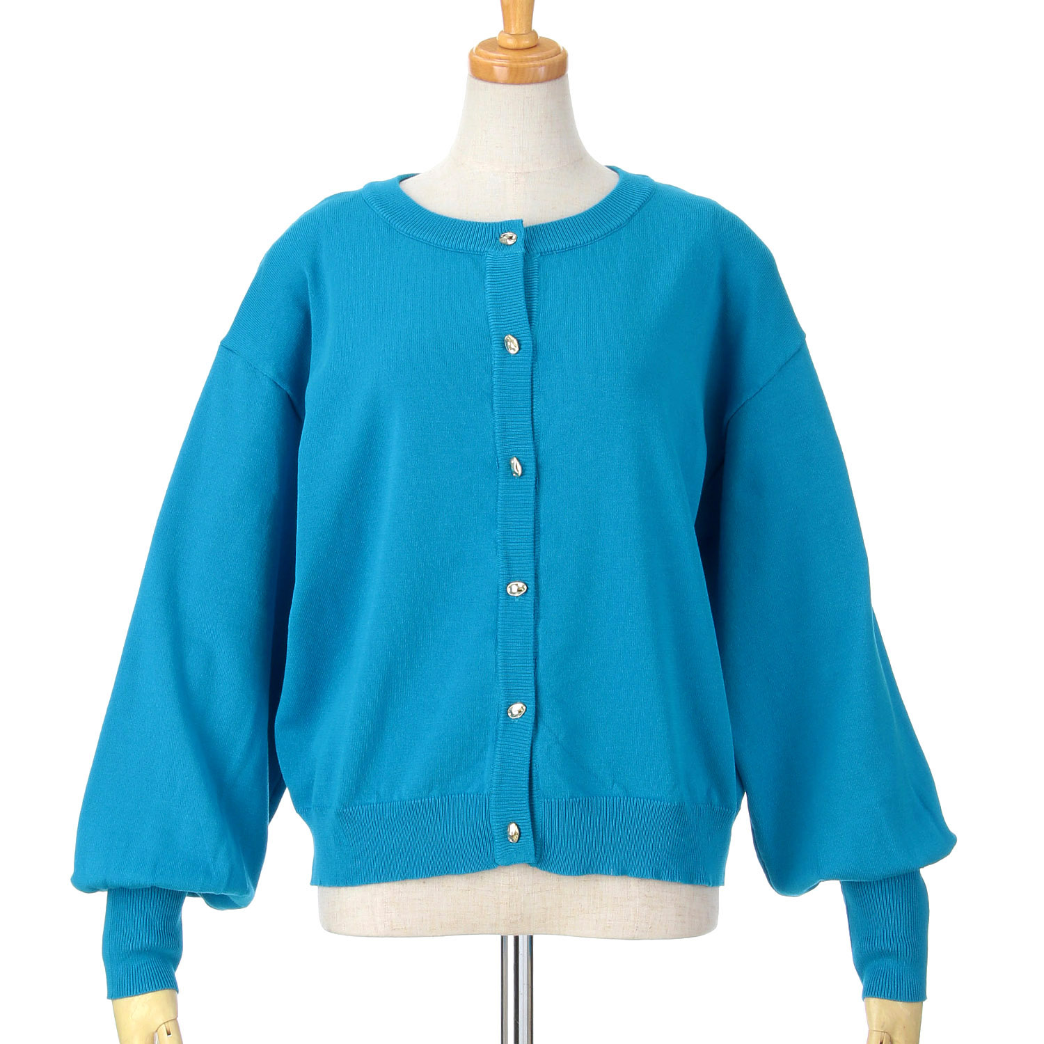 ザンパクルーネックニットカーデ - 画像4