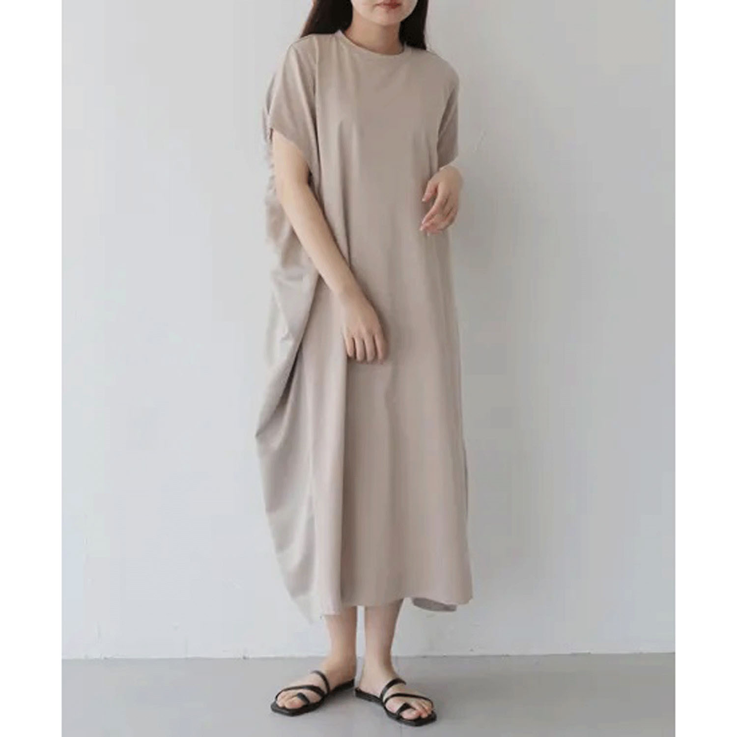 Vingtrois 異素材切替ドレス - 画像9