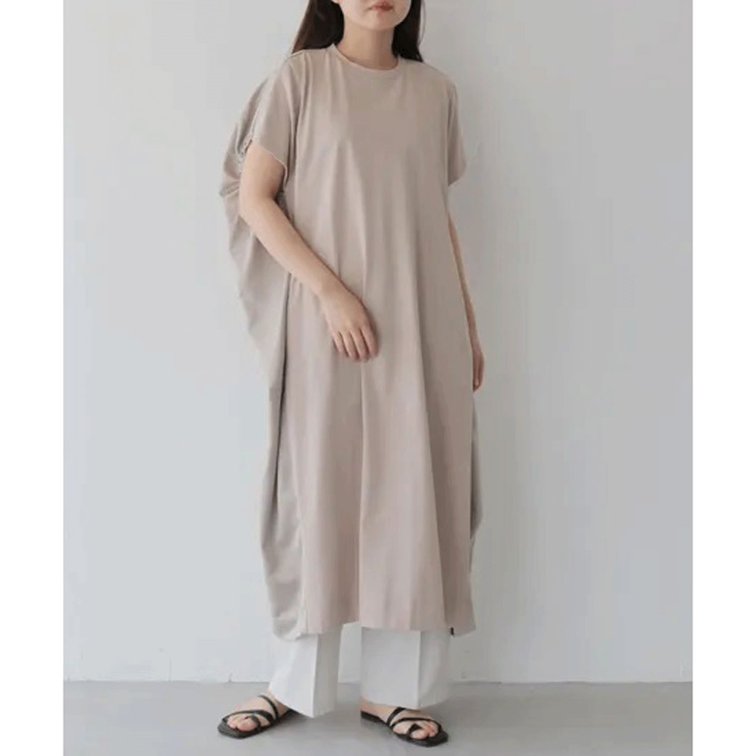 Vingtrois 異素材切替ドレス - 画像1