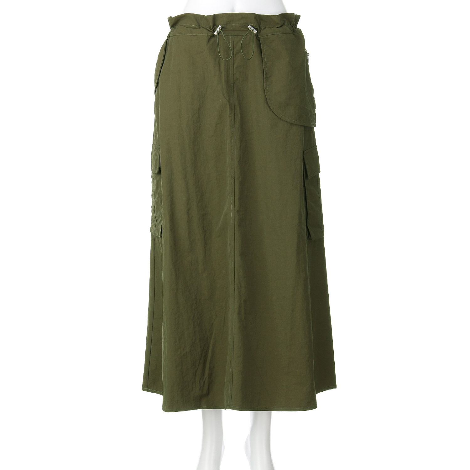 Vingtrois ナイロンワークスカート - 画像14