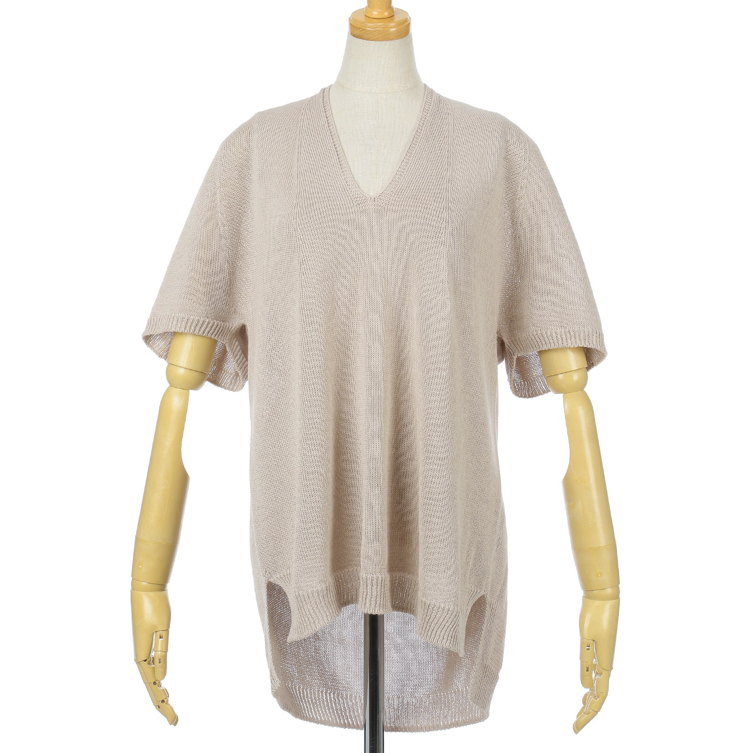 Vingtrois 擬麻コットンホールガーメントドルマン - 画像2