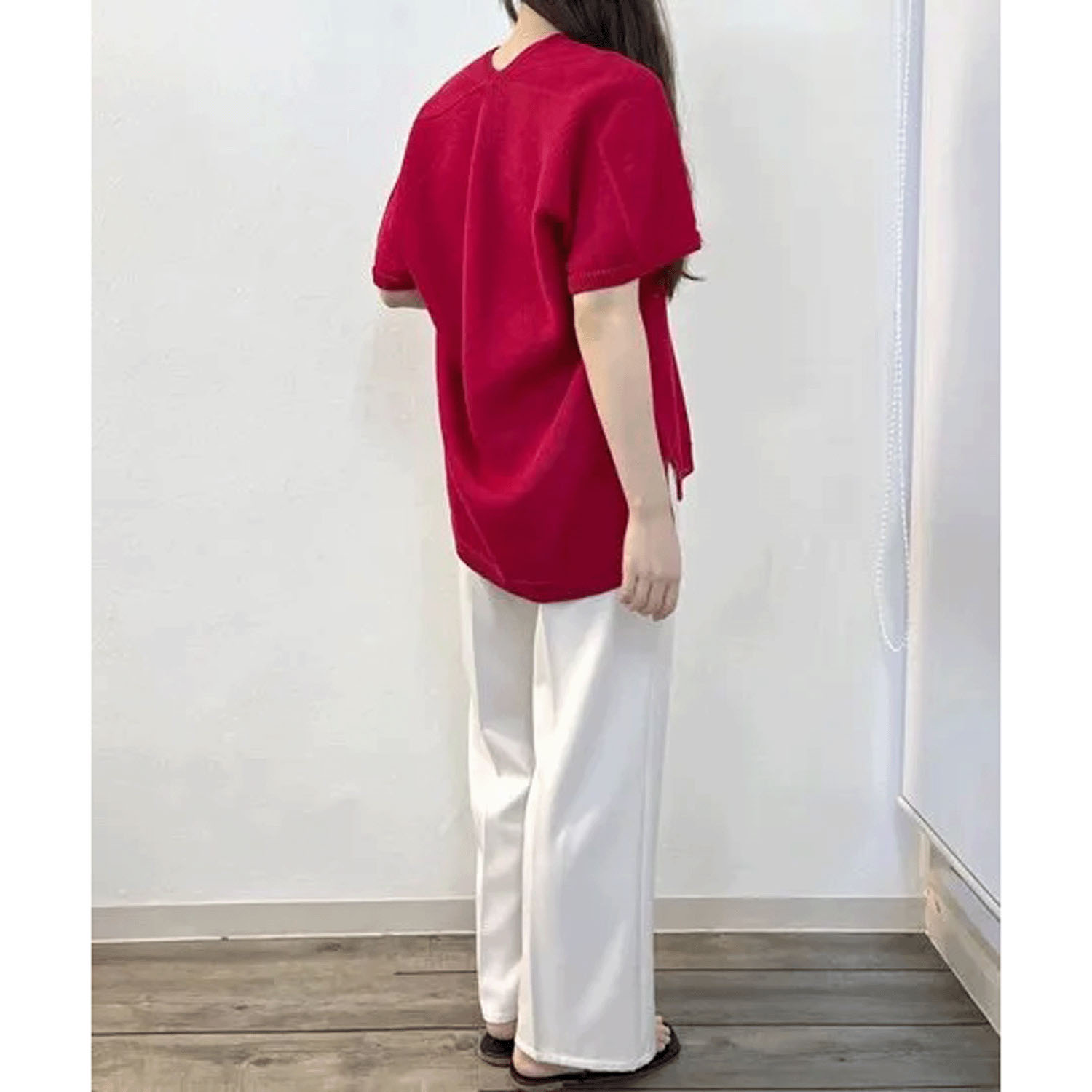 Vingtrois 擬麻コットンホールガーメントドルマン - 画像12