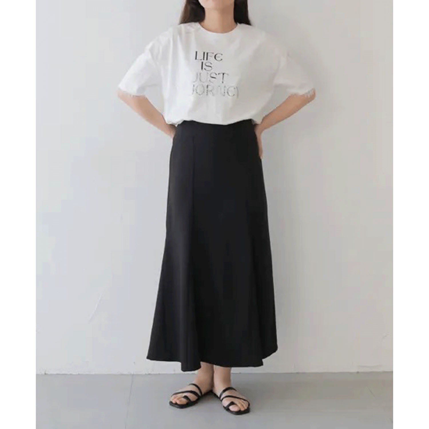 【Insta Live】Vingtrois レース×ロゴTシャツ - 画像12