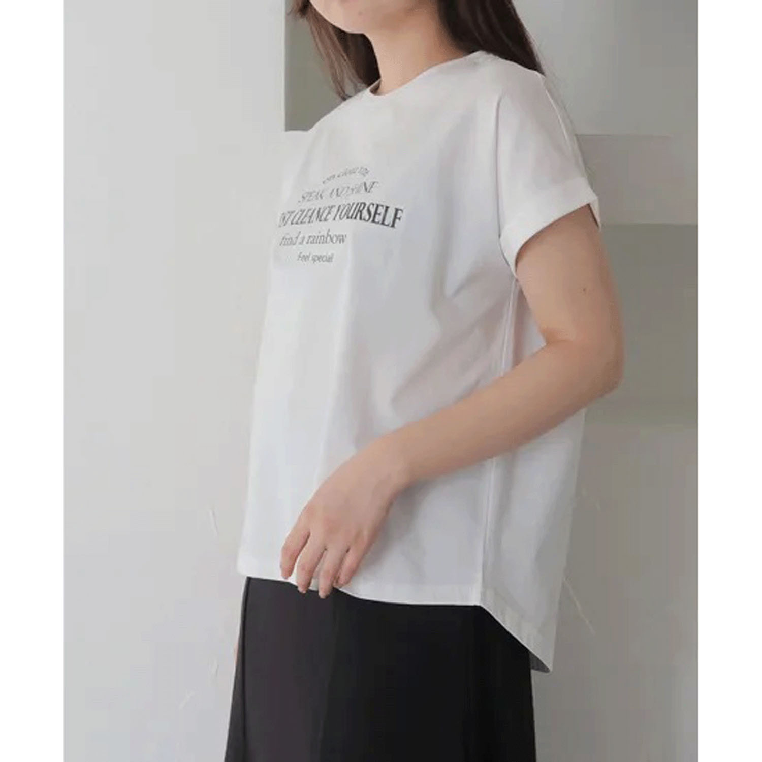 Vingtrois ドライタッチコットン英文ロゴ - 画像9