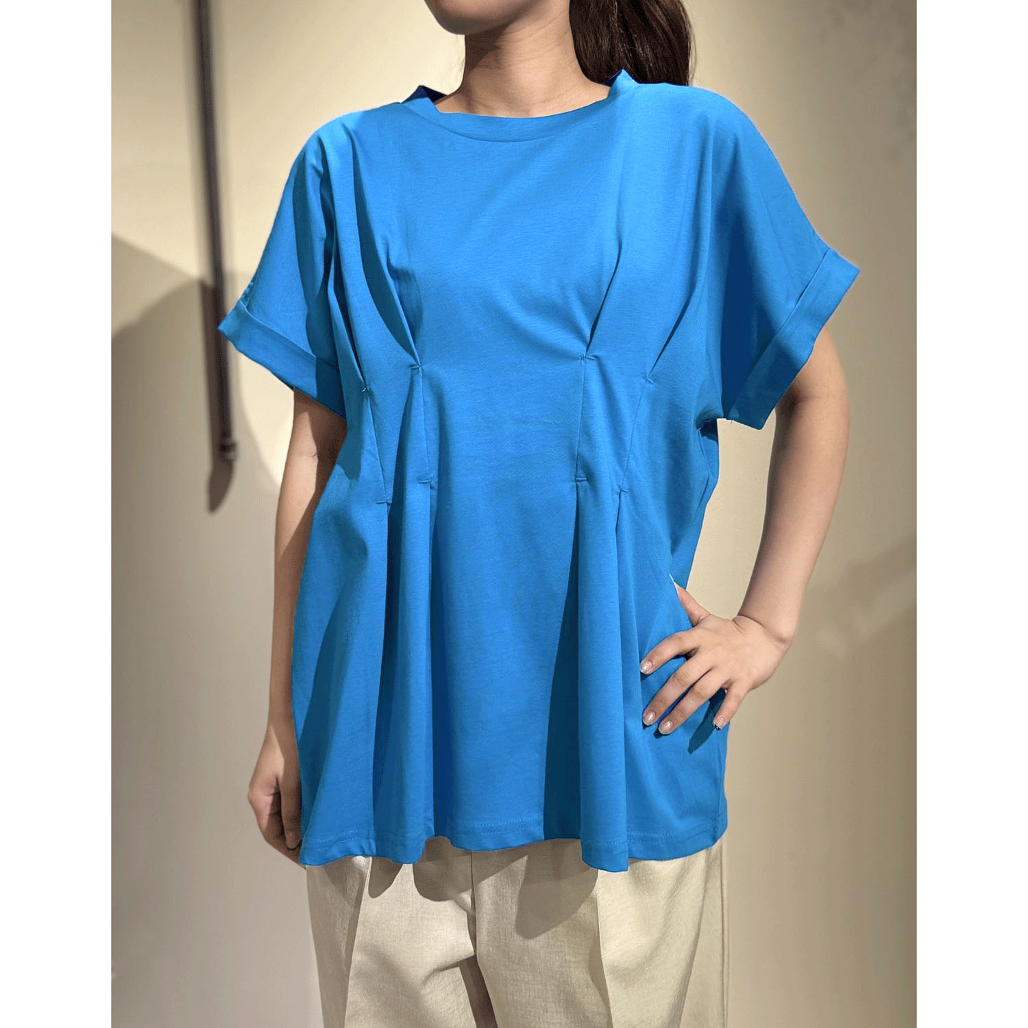 【Insta Live動画あり】Vingtrois  ドライタッチコットンタックT - 画像12