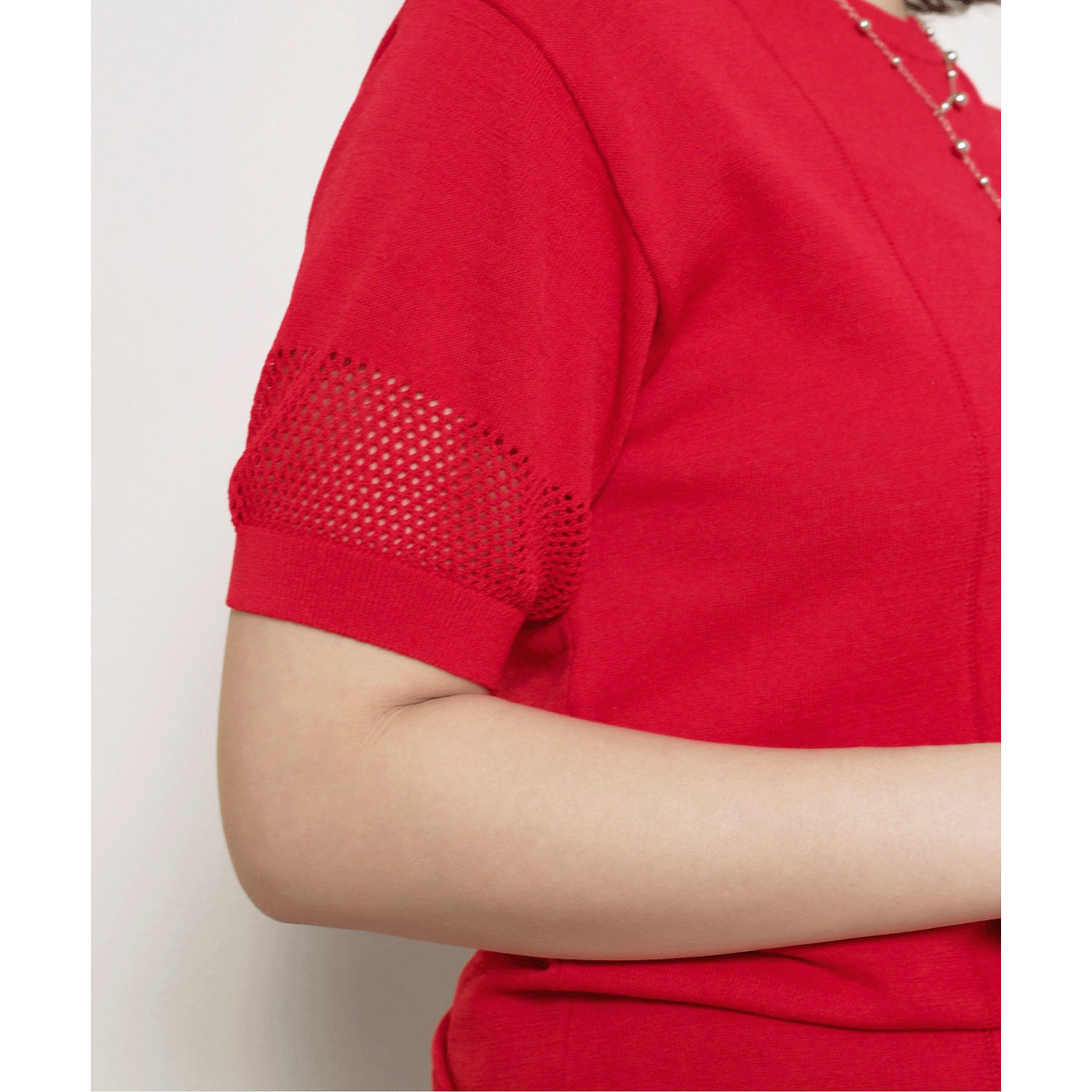 Palm Riche シンプルサマーニットトップス - 画像18