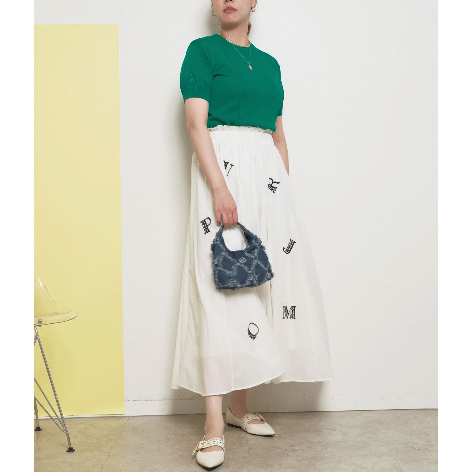 Palm Riche シンプルサマーニットトップス - 画像23