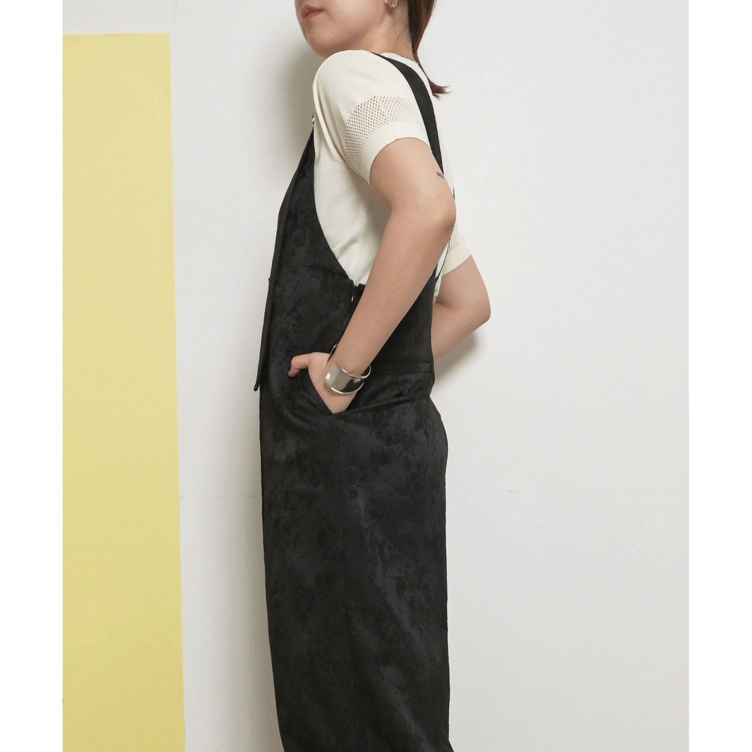 Palm Riche シンプルサマーニットトップス - 画像5