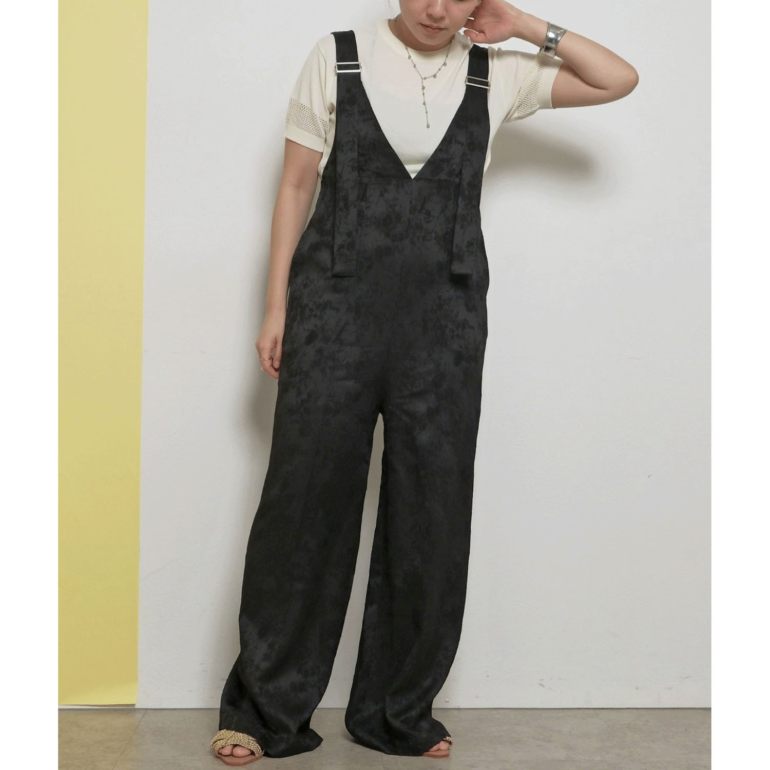 Palm Riche シンプルサマーニットトップス - 画像6