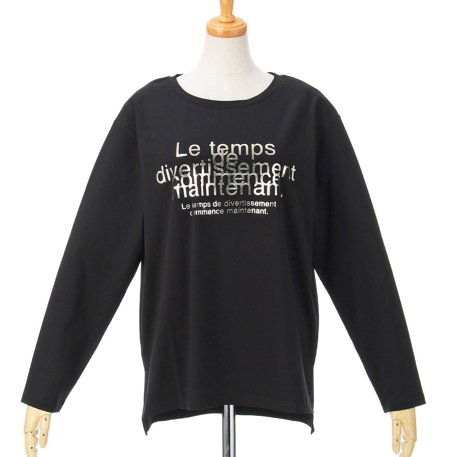 ザンパ シルバー箔ロゴロンティー - 画像2