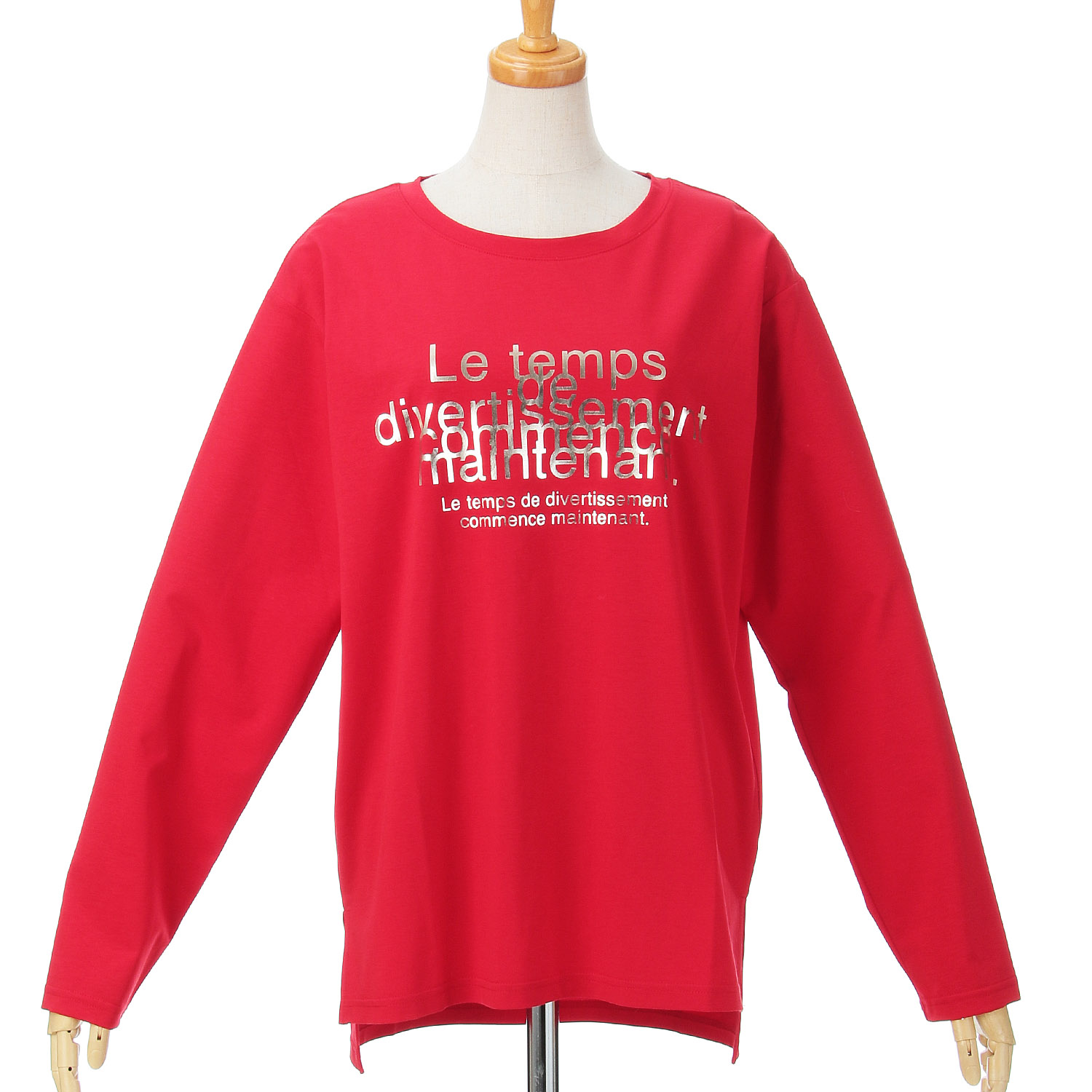 ザンパ シルバー箔ロゴロンティー - 画像4