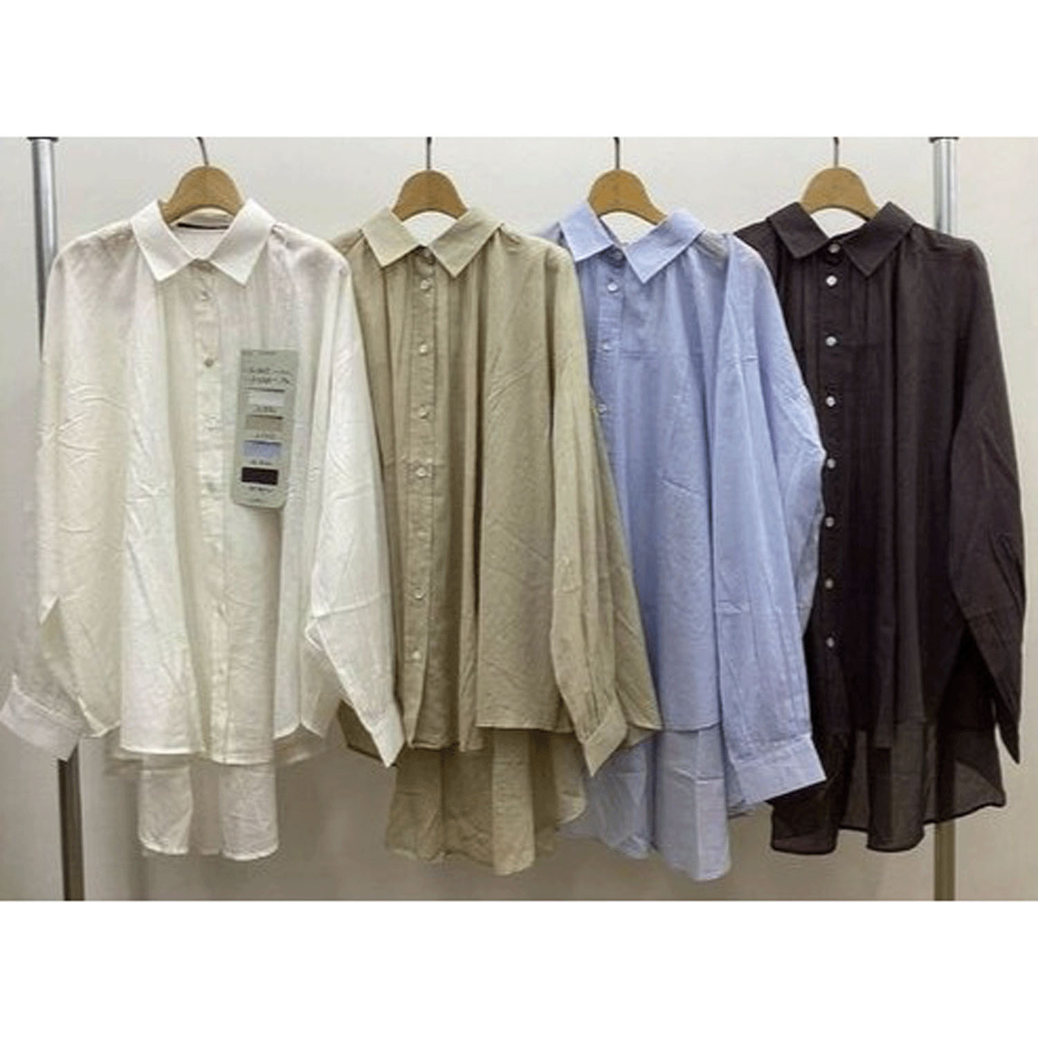 【Insta Live】ザンパ 綿ローンチュニックシャツ - 画像2