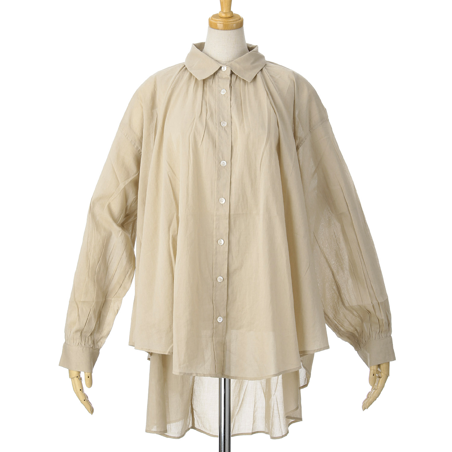 ザンパ 綿ローンチュニックシャツ - 画像5