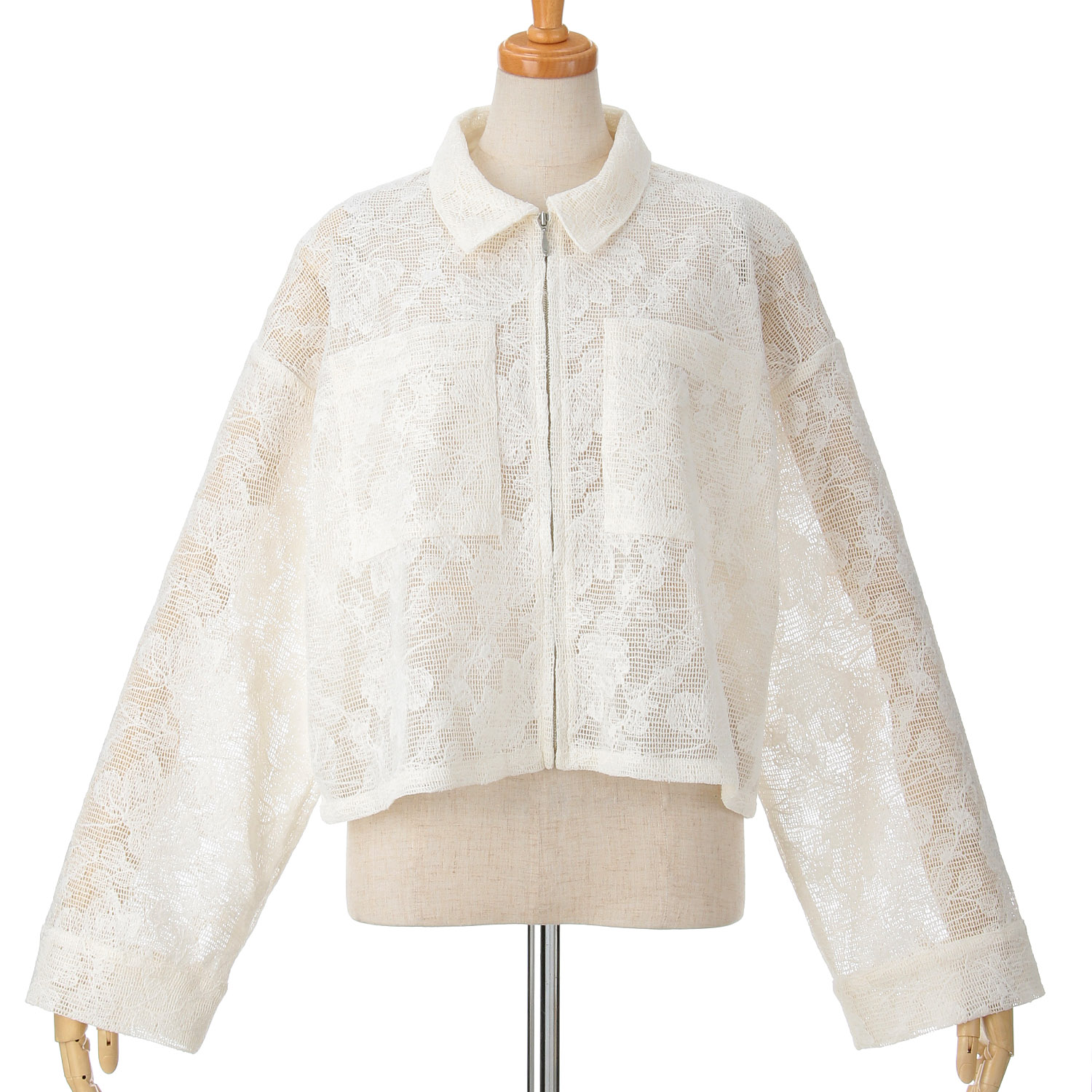 ザンパ ボタニカルメッシュブルゾン - 画像3