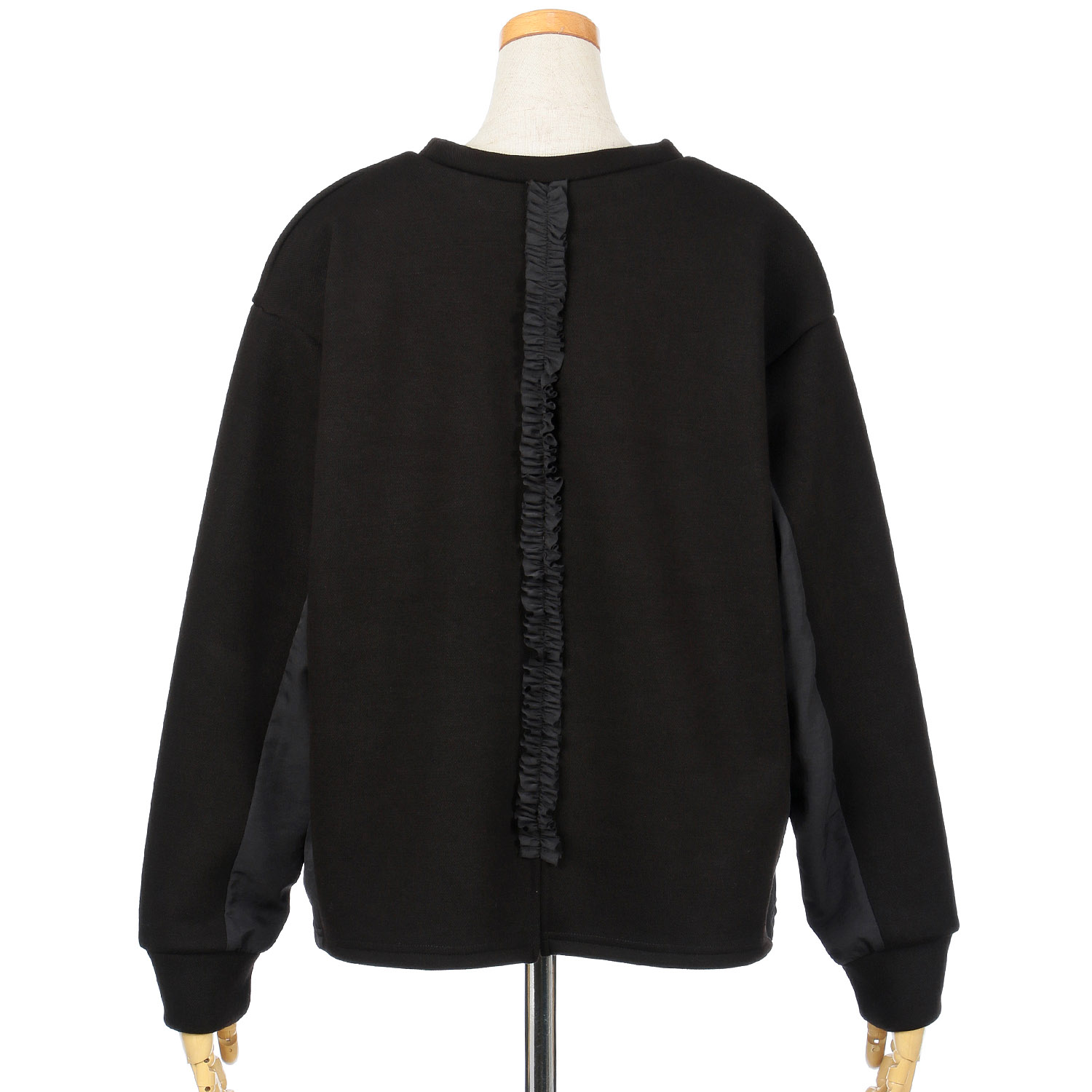 Emilyan ボンディングジャージ切替プルオーバー - 画像2