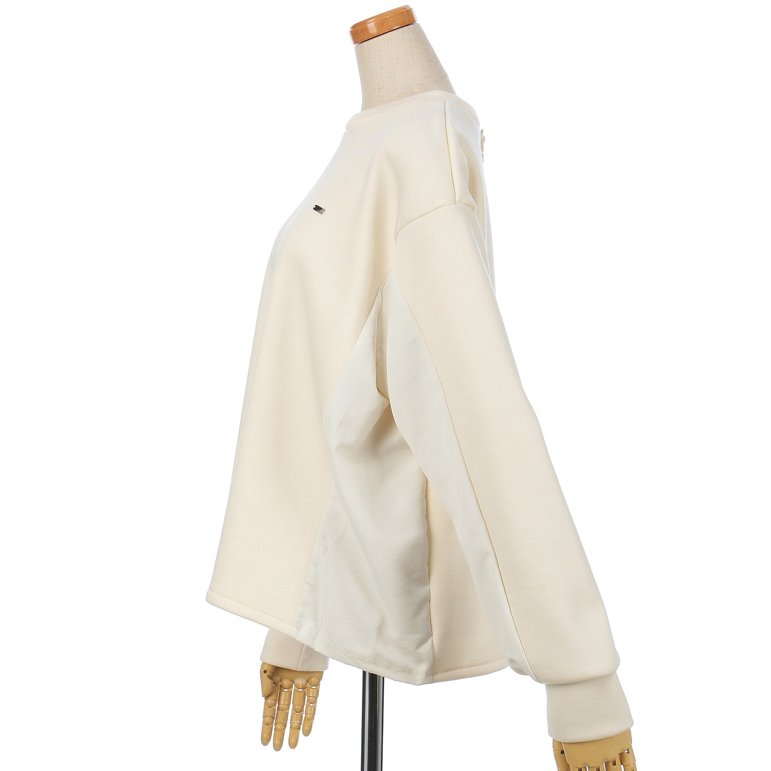 Emilyan ボンディングジャージ切替プルオーバー - 画像4