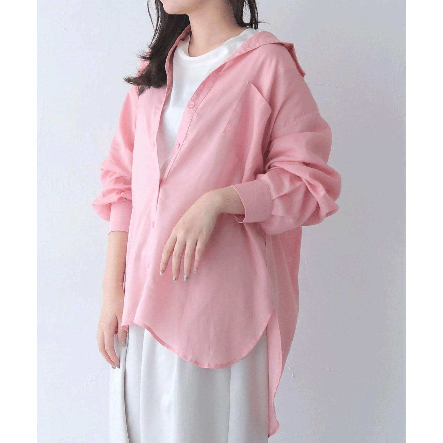 vingtrois リネン混シャツ - 画像1