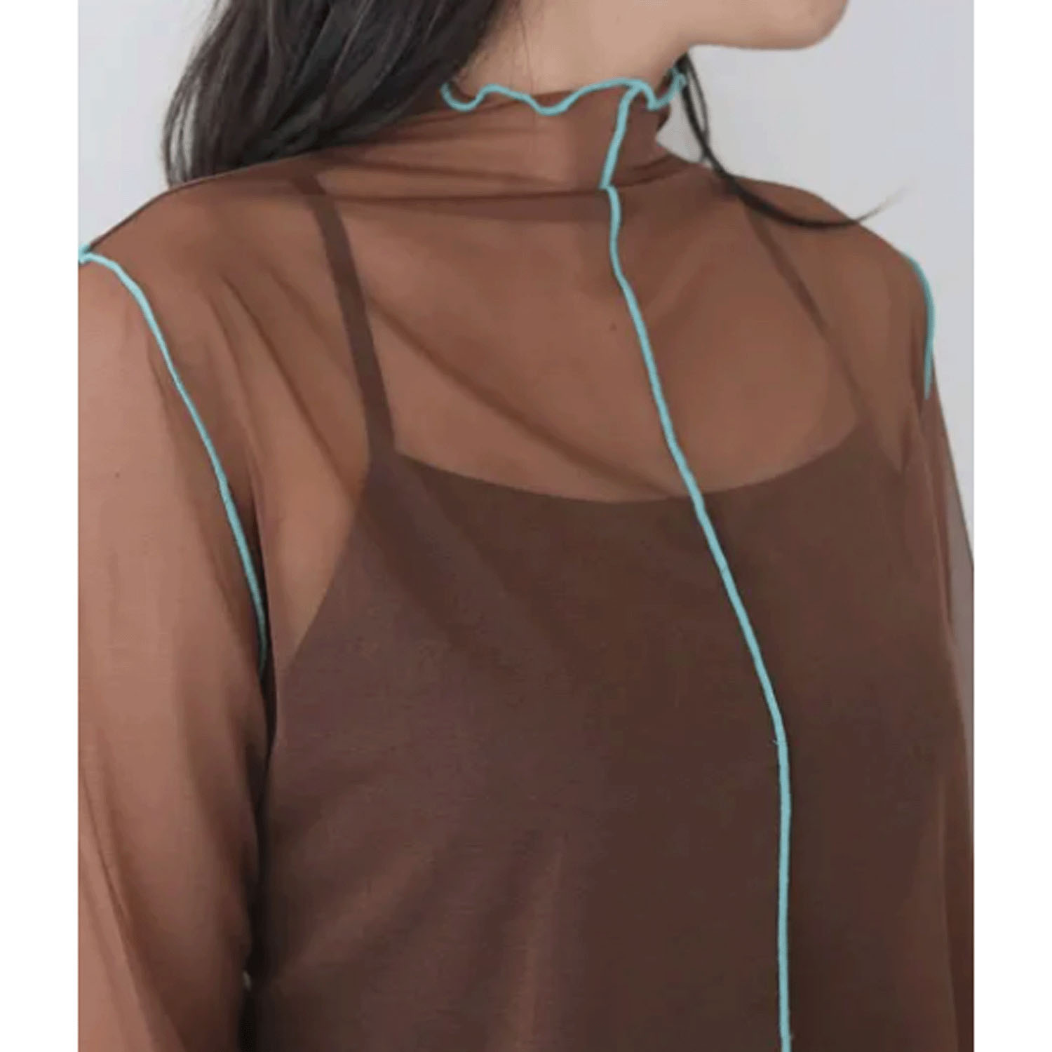 vingtrois 配色メロウスキントップス - 画像7