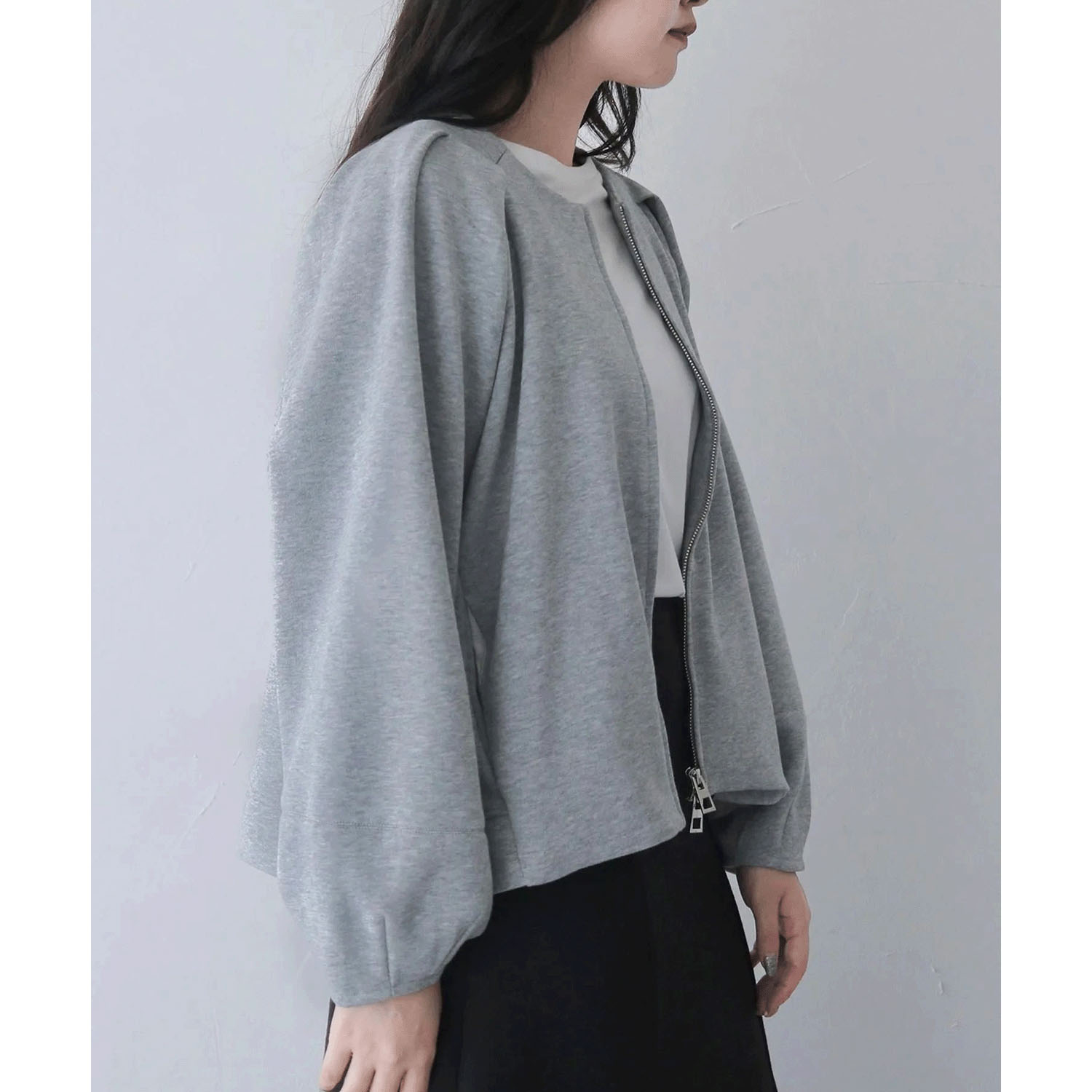 vingtrois タックスリーブブルゾン - 画像4