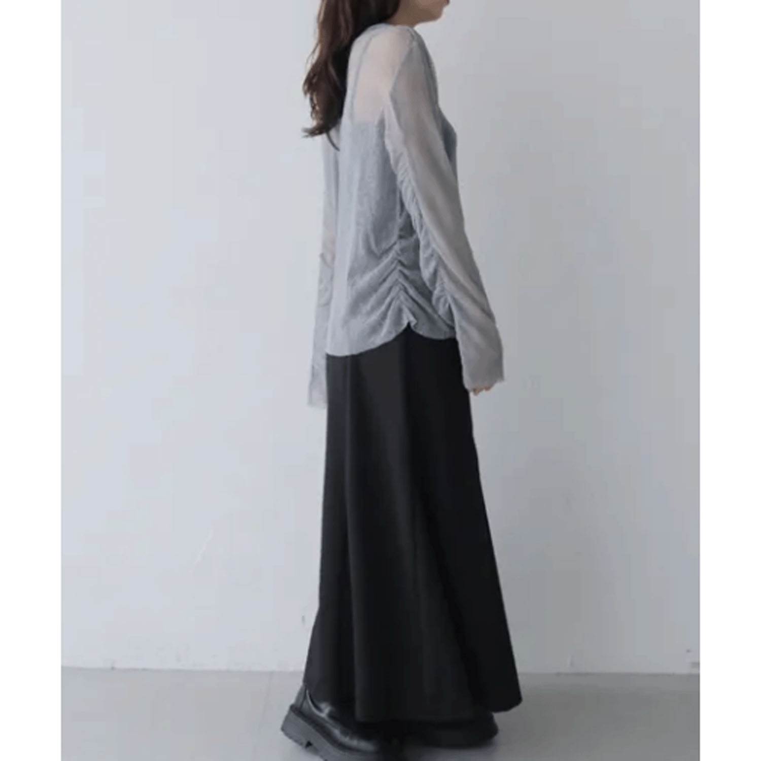 vingtrois シワ加工ギャザーインナー - 画像7