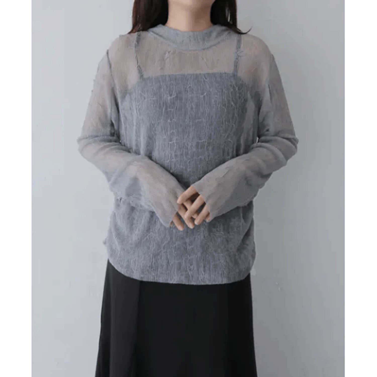 vingtrois シワ加工ギャザーインナー - 画像1