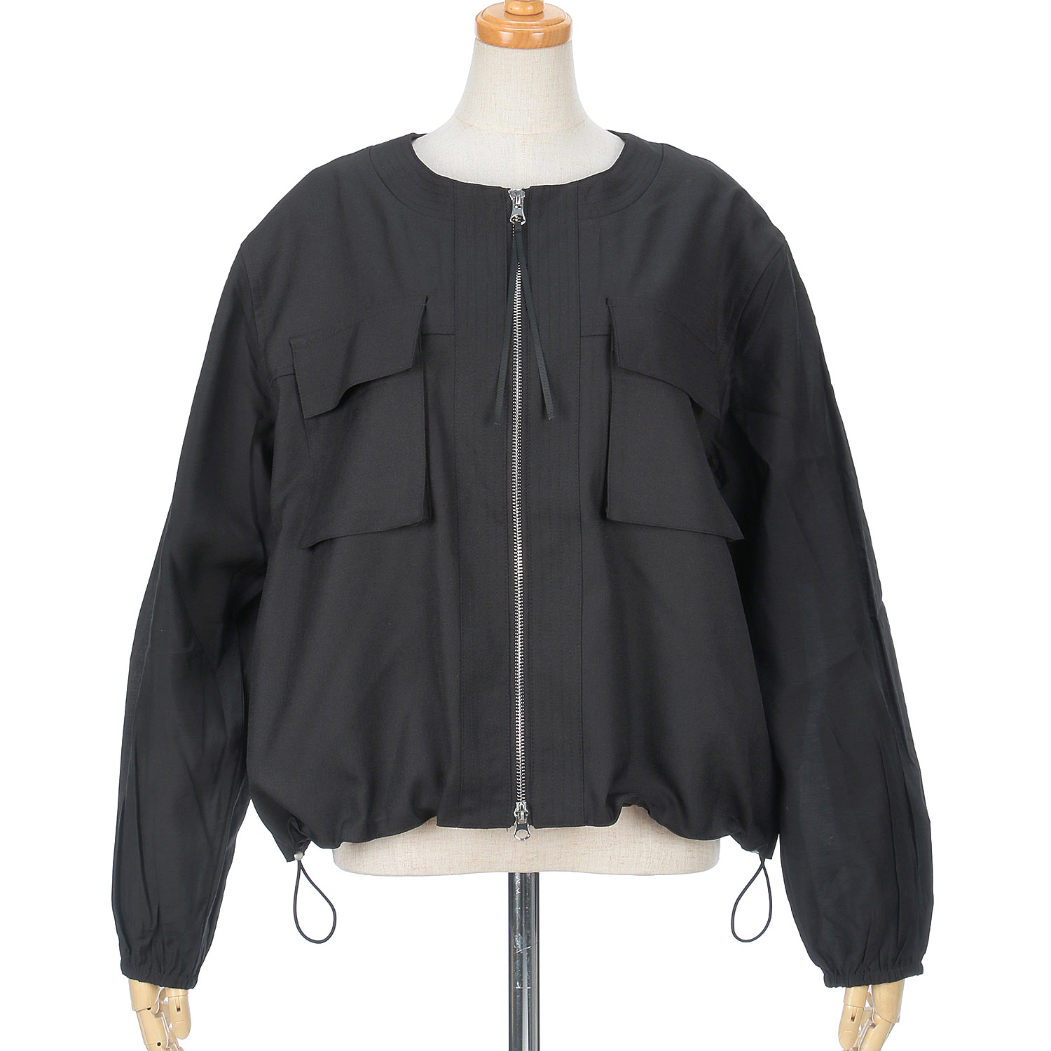 vingtrois リネンタッチブルゾン - 画像2